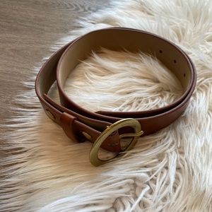 Brown Basic Belt NWOT Size S